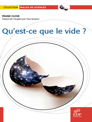 cover image of Qu'est ce que le vide ?